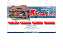 Tablet Screenshot of maderassantalucia.com
